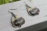 Malachite Wing Earrings v2, Butterfly Wing Earring, Insect Earrings, Wing Earring, Wing Encased in Resin, Preserved Wing, Entemology Jewelry