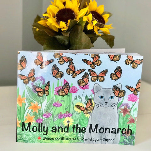 Molly and the Monarch, Childrens Book, Childrens Literature, Kids Book, Monarch Book, Butterfly Picture Book, Cat Book, Canadian Wildlife